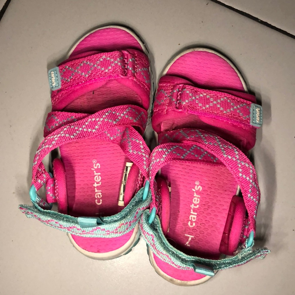 Lightly use carter sandals size 7